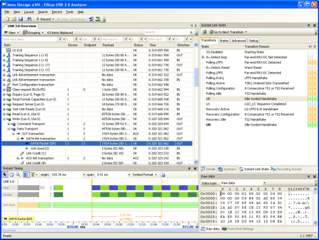 Ellisys USB 3.0 Analysis Software